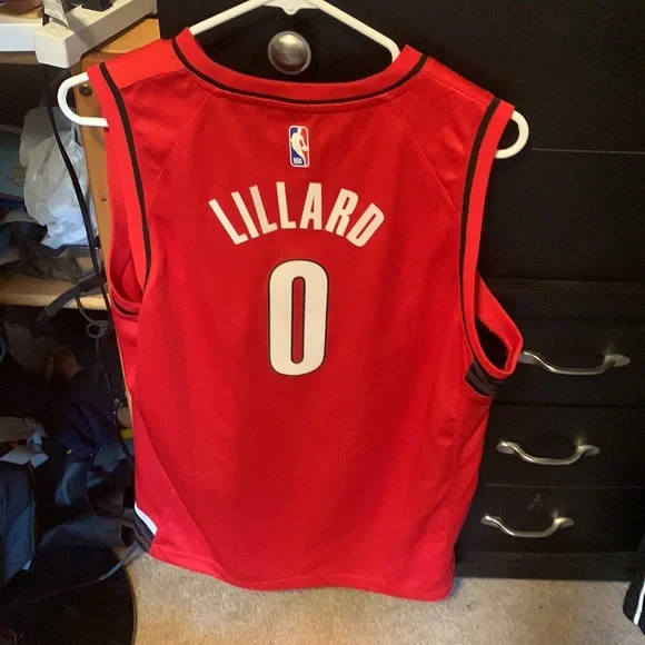 XL Portland Trailblazers Damian Lillard Nike Jersey - Picture 2 of 4